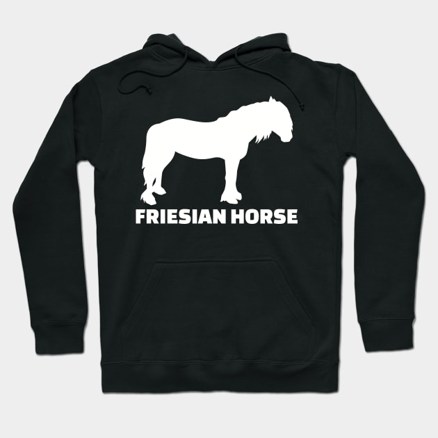 Friesian Horse Hoodie by Designzz